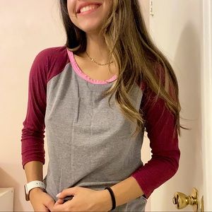 American Eagle Color Block Baseball Tee ⚾️💕